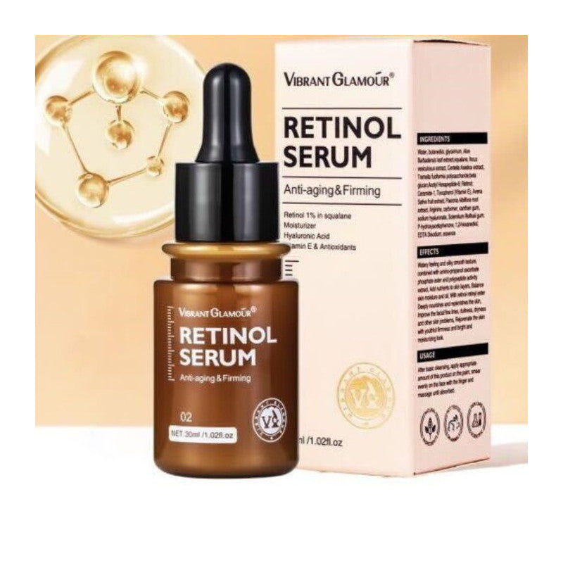 Vibrant Glamour Retinol Serum – Sérum Anti-Âge & Raffermissant (30ml)