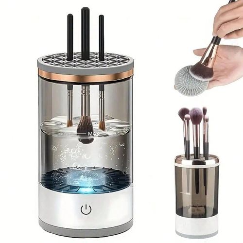 Nettoyeur de Pinceaux de Maquillage Electrique Automatique
